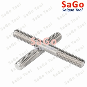 Bulong 2 đầu ren, Guzong Inox 304 M3 M4 M5 M6 M8 INOX 304