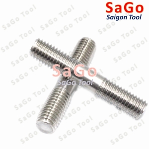 Bulong 2 đầu ren, Guzong Inox 304 M3 M4 M5 M6 M8 INOX 304