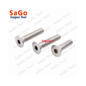 Bulong lục giác đầu bằng INOX 304 M3 M4 M5 M6 M8 10 con
