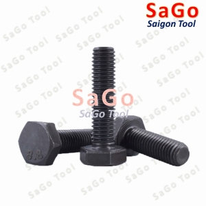 Bulong lục giác ngoài chịu lực thép đen M6 M8 M10 cấp bền 8.8 (10 con) Bulong lục giác ngoài chịu lực thép đen M6 M8 M10 cấp bền 8.8 (10 con)