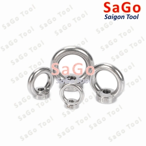 Bulong móc cẩu âm, bulong tai cẩu âm INOX 304 size M3 M4 M5 M6 M8 M10 M12
