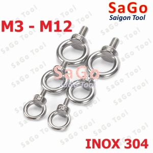 Bulong móc cẩu, bulong tai cẩu, bulong mắt INOX 304 size M3-M12