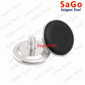 Chân tăng chỉnh chiều cao bàn ghế đế nhựa ren M6 M8 M10