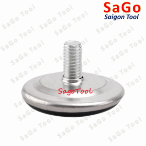 Chân tăng chỉnh chiều cao bàn ghế đế nhựa ren M6 M8 M10