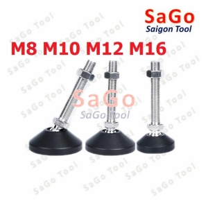Chân tăng chỉnh tự cân bằng Thép Mạ Niken M8 M10 M12 M16