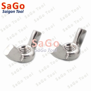 Đai ốc cánh bướm vặn tay INOX 304 - Tán chuồn size M3 M4 M5 M6 M8 M10 M12