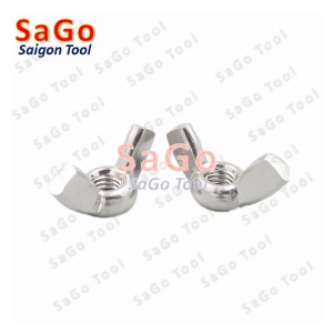 Đai ốc cánh bướm vặn tay INOX 304 - Tán chuồn size M3 M4 M5 M6 M8 M10 M12