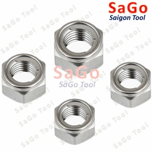 Đai ốc chống tháo, tán ecu khóa inox 304 size M3 M4 M5 M6 M8 M10