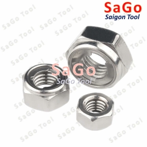 Đai ốc chống tháo, tán ecu khóa inox 304 size M3 M4 M5 M6 M8 M10