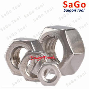 Đai Ốc ren trái, Tán Ecu ren ngược Inox 304 dùng cho bulong M3 đến M16