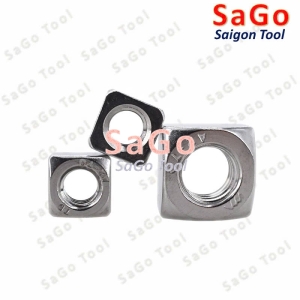Đai ốc vuông, Tán Ecu vuông Inox 304 size M3 M4 M5 M6 M8 M10 (10 con)