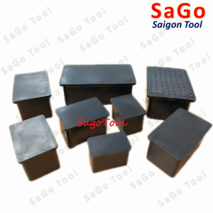 Đầu bịt ngoài cho sắt hộp chữ nhật 15x30 - 50x100, nắp bịt chân bàn ghế loại nhựa