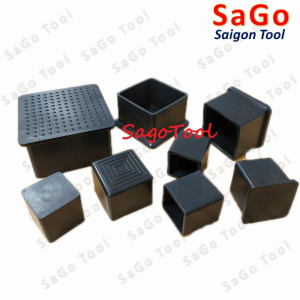 Đầu bịt ngoài cho sắt hộp vuông 25-60, đầu bịt chân bàn ghế loại nhựa