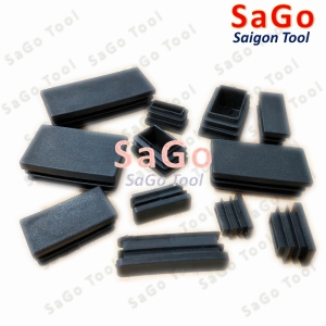 Đầu bịt trong cho sắt hộp chữ nhật 10x20 - 40x80, nắp bịt chân bàn ghế loại nhựa