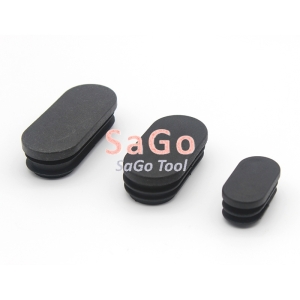 Đầu bịt trong cho sắt hộp hình oval, nắp bịt chân bàn ghế loại nhựa