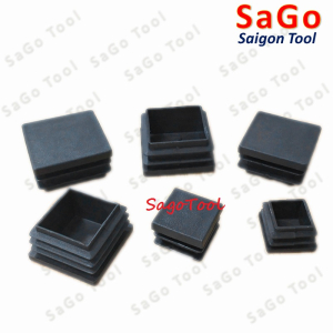 Đầu bịt trong cho sắt hộp vuông 13-60, nắp bịt chân bàn ghế loại nhựa