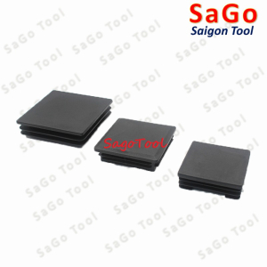 Đầu bịt trong cho sắt hộp vuông 13-60, nắp bịt chân bàn ghế loại nhựa