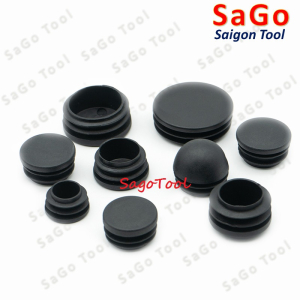 Đầu bịt trong ống sắt hộp, đầu bịt chân bàn ghế loại tròn nhiều kích thước phi 12 - phi 60mm
