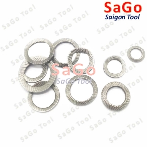 Long đền nord chống xoay, lông đền răng chống tháo, Long đen Inox 304 cho bulong 3 ly 6 ly 8 ly 10 ly 12 ly