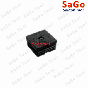 Nắp chụp sắt hộp, đầu bịt chân bàn ghế loại nhựa có ren nhiều kích thước