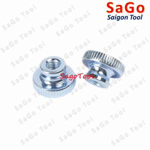 Núm vặn ren âm lỗ suốt bằng thép, núm vặn có khía size M3 M4 M5 M6 M8 M10 Núm vặn ren âm lỗ suốt bằng thép, núm vặn có khía size M3 M4 M5 M6 M8 M10
