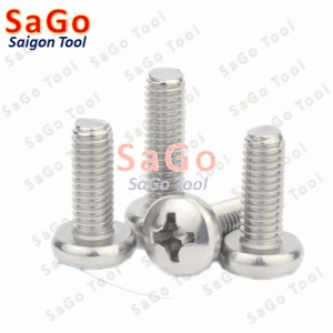 Ốc Vít inox 304 pake đầu tròn size 3ly 4ly 5ly , ốc pake M3 M4 M5