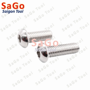 Ốc vít inox, Bulong inox lục giác đầu dù Inox 304 M3 M4 M5 M6 M8 (10 Con)