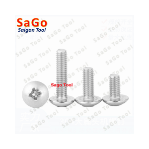 Ốc Vít inox đầu dù pake Inox 304 M3 M4 M5 M6,  Bu lông inox đầu dù pake inox 304