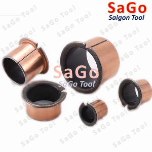 Ống trượt tròn, bạc thau có vai, bạc lót dùng làm con trượt lỗ 6mm 8mm - 20mm