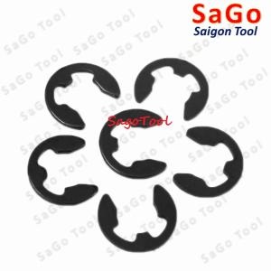 Phanh trục chữ e thép, phe gài trục chữ e size D1.5-D15 5cái