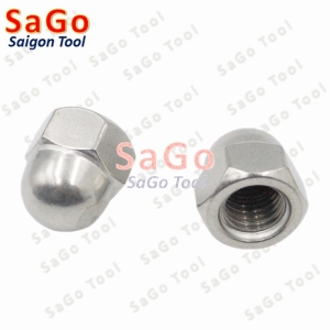 Tán bầu, Đai ốc mũ, đai ốc chỏm cầu INOX 304 M3 M4 M5 M6 M8 M10 M12 10Con