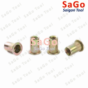 Tán ecu rút thép mạ size M3 M4 M5 M6 M8 M10