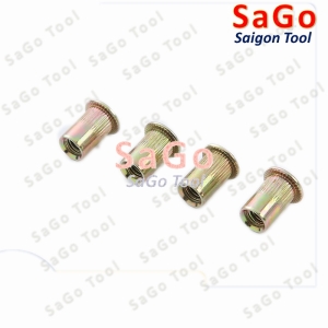 Tán ecu rút thép mạ size M3 M4 M5 M6 M8 M10