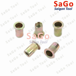 Tán ecu rút thép mạ size M3 M4 M5 M6 M8 M10