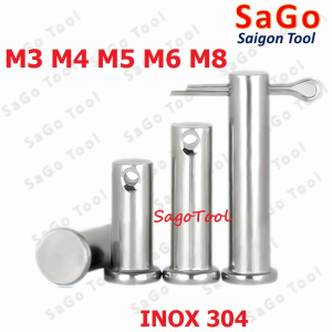 Trục gài chốt chẻ, chốt định vị bắt chốt chẻ size 3ly 4ly 5ly 6ly 8ly