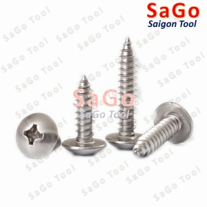Vít răng thưa inox 304 Vít bắn gỗ đầu dù size M3 M4 M5