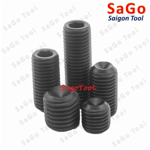 Vít trí lục giác chìm thép đen - Ốc cấy lục giác âm các loại 10 Con