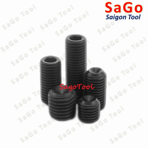 Vít trí lục giác chìm thép đen - Ốc cấy lục giác âm các loại 10 Con