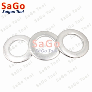 Vòng đệm, Long Đền phẳng INOX 304 cho ốc lục giác M3, M4, M5, M6, M8, M10 M12