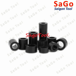 Vòng Đệm Nhựa ABS Nylon màu đen lỗ 3ly 4ly 5ly 6ly (10 cái)