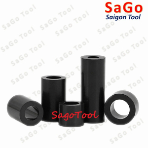 Vòng Đệm Nhựa ABS Nylon màu đen lỗ 3ly 4ly 5ly 6ly (10 cái)