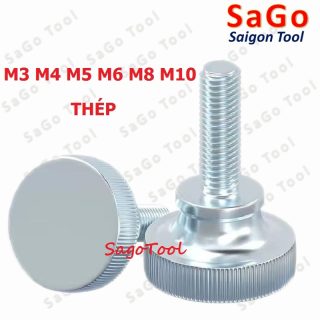 Núm vặn ren ngoài thép, bu lông vặn tay thép size M3 M4 M5 M6 M8 M10