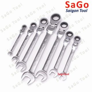 Cờ lê bánh cóc 2 đầu khớp xoay 6-24mm – tự động đảo chiều, đa năng tiện lợi