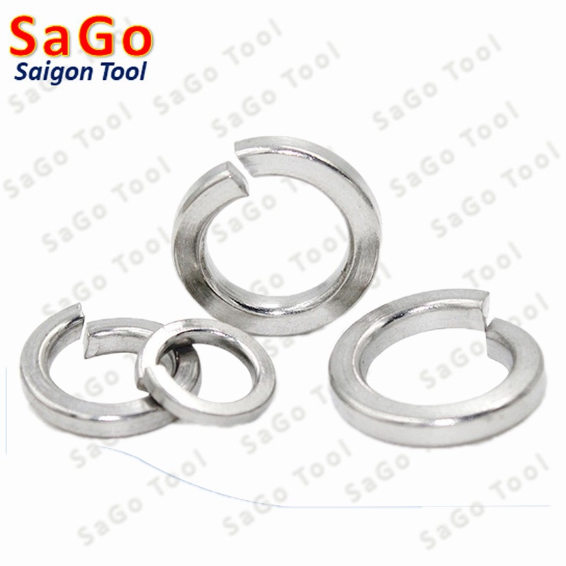 Vòng Đệm Vênh - Long Đền Vênh INOX 304 M3 M4 M5 M6 M8 M10 M12 - Ảnh 6
