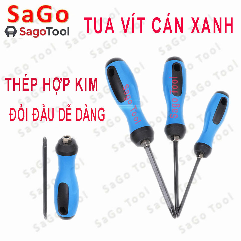 Tua vít 2 đầu mini đa năng đầu dẹp đầu bake 4li – tua vít đổi đầu nhỏ gọn tiện dụng