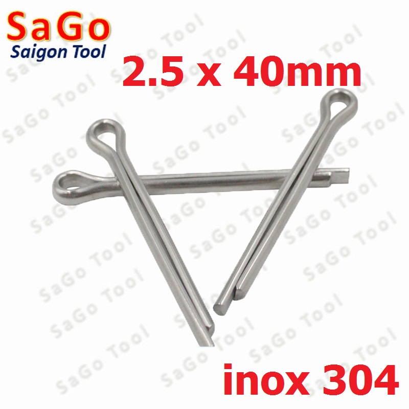 Chốt chẻ INOX 304 các loại D1.5 - D8 (20 Cái) - Ảnh 10
