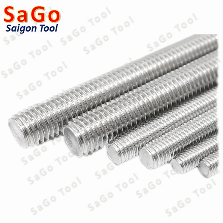 Cây ty ren INOX 304 M3 M4 M5 M6 M8 M10 - Ảnh 6