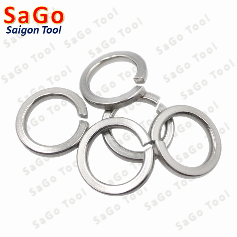 Vòng Đệm Vênh - Long Đền Vênh INOX 304 M3 M4 M5 M6 M8 M10 M12 - Ảnh 3