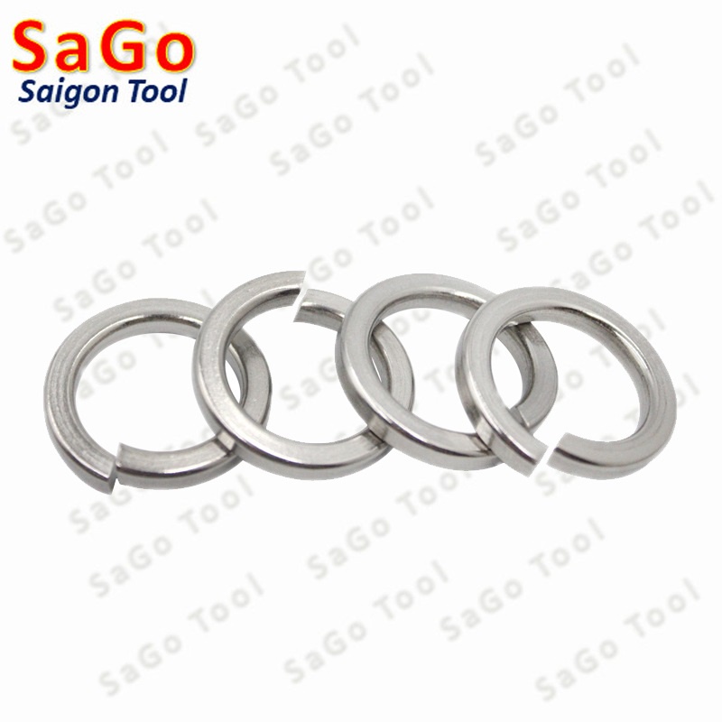 Vòng Đệm Vênh - Long Đền Vênh INOX 304 M3 M4 M5 M6 M8 M10 M12 - Ảnh 7