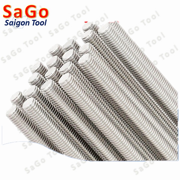 Cây ty ren INOX 304 M3 M4 M5 M6 M8 M10 - Ảnh 7